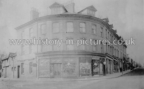 Shops, Queens Road, Buckhurst Hill, Essex. c.1909